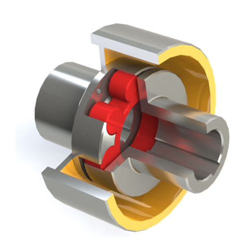 MLL Brake Wheel Type Plum Blossom Elastic Coupling